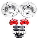 Front Carbon-Fiber Ceramic Disc Pad And Rotor: Brake Kit, Z23 Daily Driver with Calipers