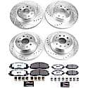 Front And Rear Carbon-Fiber Ceramic Disc Pad And Rotor: Brake Kit, Z36 Truck And Tow