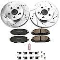 Front Carbon-Fiber Ceramic Disc Pad And Rotor: Brake Kit, Z23 Daily Driver