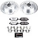 Rear Carbon-Fiber Ceramic Disc Pad And Rotor: Brake Kit, Z26 Street Performance