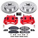 Front Carbon-Fiber Ceramic Disc Pad And Rotor: Brake Kit, Z23 Daily Driver with Calipers