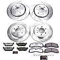 Front And Rear Carbon-Fiber Ceramic Disc Pad And Rotor: Brake Kit, Z36 Truck And Tow