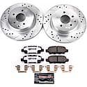 Rear Carbon-Fiber Ceramic Disc Pad And Rotor: Brake Kit, Z26 Street Performance