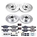 Front And Rear Carbon-Fiber Ceramic Disc Pad And Rotor: Brake Kit, Z23 Daily Driver