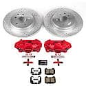 Z26 Street Performance Ceramic Brake Pad, Drilled Slotted Rotor, and Caliper Kit