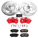 Z23 Daily Driver Carbon-Fiber Ceramic Pads Drilled & Slotted Rotor & Caliper Kit