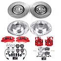 Z26 Street Performance Ceramic Brake Pad, Drilled Slotted Rotor, and Caliper Kit