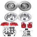 Z26 Street Performance Ceramic Brake Pad, Drilled Slotted Rotor, and Caliper Kit