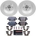 Euro-Stop High-Carbon Coated Rotors, ECE-R90 Brake Pads and Hardware Kit
