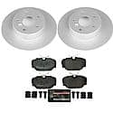 Euro-Stop High-Carbon Coated Rotors, ECE-R90 Brake Pads and Hardware Kit