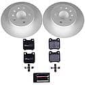 Euro-Stop High-Carbon Coated Rotors, ECE-R90 Brake Pads and Hardware Kit