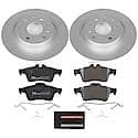 Euro-Stop High-Carbon Coated Rotors, ECE-R90 Brake Pads and Hardware Kit