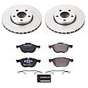 Coated Rotors, ECE-R90 Brake Pads and Hardware Kit