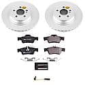 Euro-Stop High-Carbon Coated Rotors, ECE-R90 Brake Pads and Hardware Kit