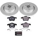 Euro-Stop High-Carbon Coated Rotors, ECE-R90 Brake Pads and Hardware Kit