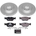 Euro-Stop High-Carbon Coated Rotors, ECE-R90 Brake Pads and Hardware Kit