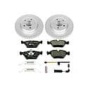 Euro-Stop High-Carbon Coated Rotors, ECE-R90 Brake Pads and Hardware Kit