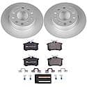 Euro-Stop High-Carbon Coated Rotors, ECE-R90 Brake Pads and Hardware Kit