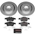 Euro-Stop High-Carbon Coated Rotors, ECE-R90 Brake Pads and Hardware Kit