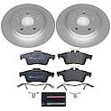 Euro-Stop High-Carbon Coated Rotors, ECE-R90 Brake Pads and Hardware Kit
