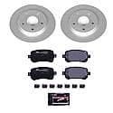 Coated Rotors, ECE-R90 Brake Pads and Hardware Kit