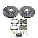 Z26 Street Performance Ceramic Brake Pad and Drilled & Slotted Rotor Kit