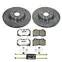 Z26 Street Performance Ceramic Brake Pad and Drilled & Slotted Rotor Kit