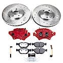 Z26 Street Performance Ceramic Brake Pad, Drilled Slotted Rotor, and Caliper Kit