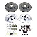 Z26 Street Performance Ceramic Brake Pad and Drilled & Slotted Rotor Kit