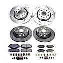 Z23 Daily Driver Carbon-Fiber Ceramic Brake Pad and Drilled & Slotted Rotor Kit