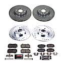 Z23 Daily Driver Carbon-Fiber Ceramic Brake Pad and Drilled & Slotted Rotor Kit