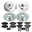 Z23 Daily Driver Carbon-Fiber Ceramic Brake Pad and Drilled & Slotted Rotor Kit