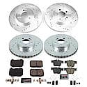 Z23 Daily Driver Carbon-Fiber Ceramic Brake Pad and Drilled & Slotted Rotor Kit