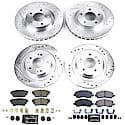 Z23 Daily Driver Carbon-Fiber Ceramic Brake Pad and Drilled & Slotted Rotor Kit