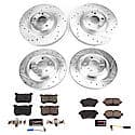 Z23 Daily Driver Carbon-Fiber Ceramic Brake Pad and Drilled & Slotted Rotor Kit