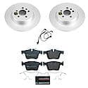 Euro-Stop High-Carbon Coated Rotors, ECE-R90 Brake Pads + Hardware Kit