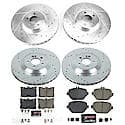 Z23 Daily Driver Carbon-Fiber Ceramic Brake Pad and Drilled & Slotted Rotor Kit