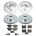 Z23 Daily Driver Carbon-Fiber Ceramic Brake Pad and Drilled & Slotted Rotor Kit