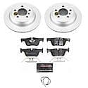 Euro-Stop High-Carbon Coated Rotors, ECE-R90 Brake Pads + Hardware Kit