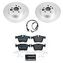 Euro-Stop High-Carbon Coated Rotors, ECE-R90 Brake Pads + Hardware Kit