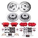 Z26 Street Performance Ceramic Brake Pad, Drilled Slotted Rotor, and Caliper Kit