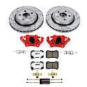 Z26 Street Performance Ceramic Brake Pad, Drilled Slotted Rotor, and Caliper Kit