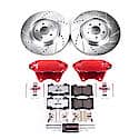 Z26 Street Performance Ceramic Brake Pad, Drilled Slotted Rotor, and Caliper Kit