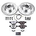 Z26 Street Performance Ceramic Brake Pad and Drilled & Slotted Rotor Kit