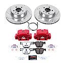 Z26 Street Performance Ceramic Brake Pad, Drilled Slotted Rotor, and Caliper Kit