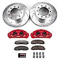 Z36 Truck and SUV Ceramic Brake Pad, Drilled & Slotted Rotor, and Caliper Kit