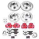 Z26 Street Performance Ceramic Brake Pad, Drilled Slotted Rotor, and Caliper Kit