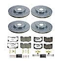 Z26 Street Performance Ceramic Brake Pad and Drilled & Slotted Rotor Kit