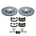 Z26 Street Performance Ceramic Brake Pad and Drilled & Slotted Rotor Kit