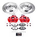 Z36 Truck and SUV Ceramic Brake Pad, Drilled & Slotted Rotor, and Caliper Kit